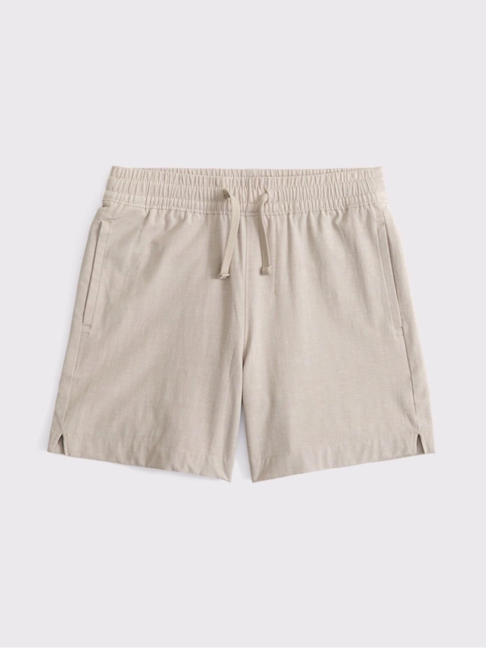 Abercrombie & Fitch Kids Boys Hybrid Drawstring Shorts in Beige Khaki size 11/12